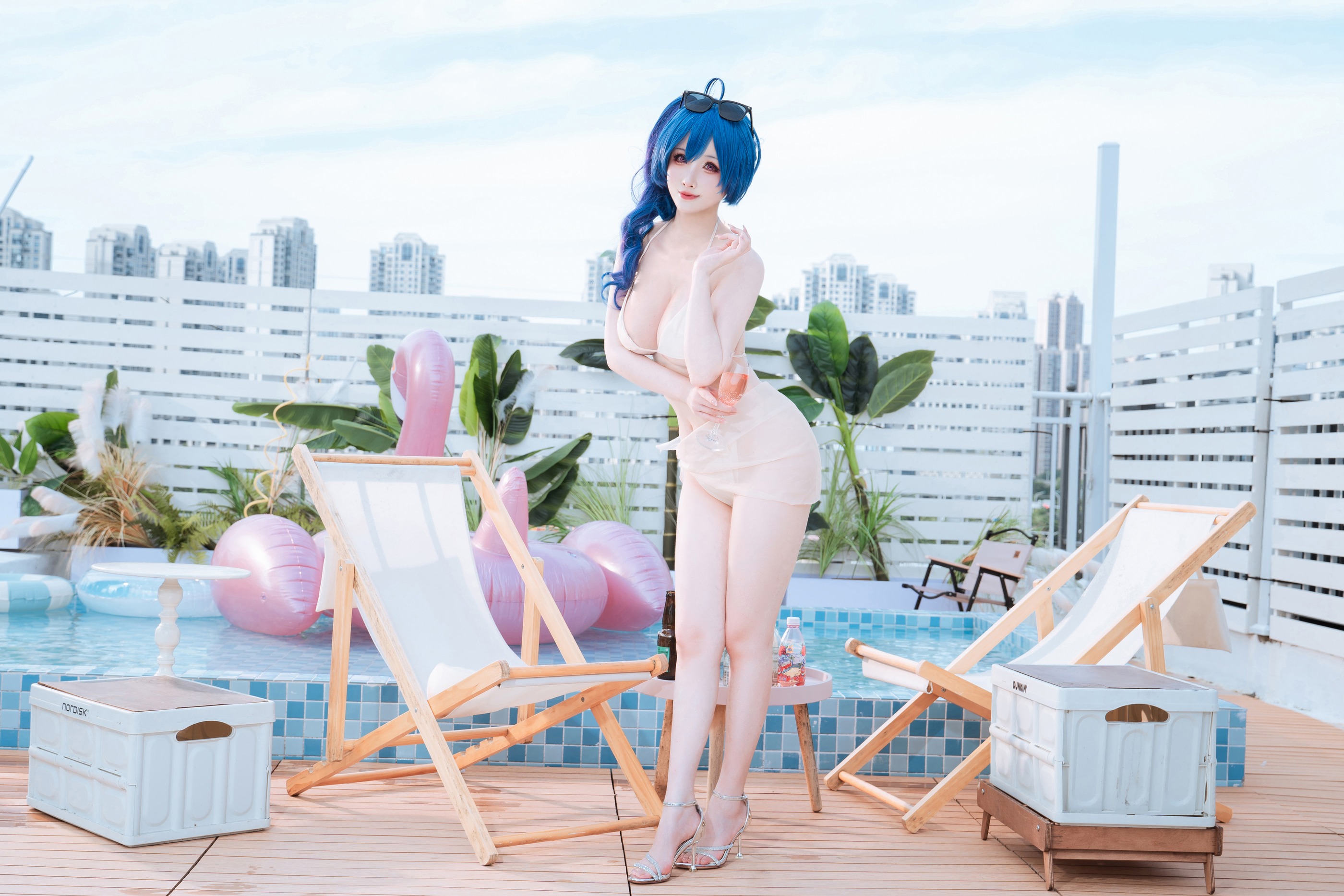 图片[1]-rioko凉凉子 – NO.143 圣姨泳装 [40P]-XikXak